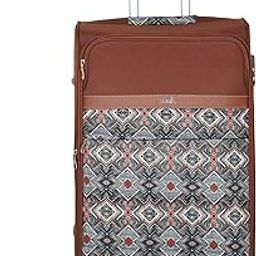 Avasa Himalayan Trails Polyester Soft 4 Spinner Wheel 360° Rotating Large 70 cm Grey Trolley, Luggage, Suitcase Bags for Travel for Men and Women-picture-53