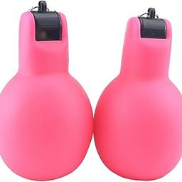 THE STYLE SUTRA® 2 Pieces Hand Squeeze Whistles Manual Loud for Training Referees Home School Pink | Sporting Goods | Outdoor Sports | Camping & Hiking | Emergency Gear | Safety Whistles-image-96