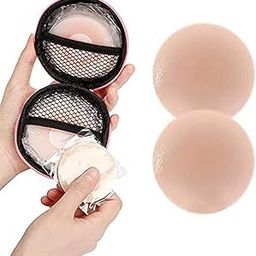 Reusable Premium Nipple Cover Silicone Peel and Stick Bra Petals (Beige Pack of 1)-image-44