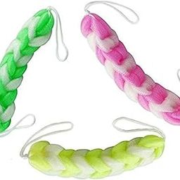 Back Scrubber Bath Sponge Long Loofah for Men and Women (Colour May Vary) -Set of 3-18