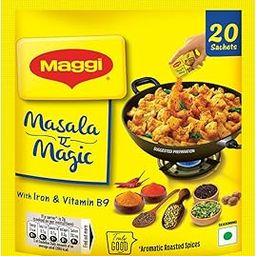 MAGGI Masala-ae-Magic Vegetable Masala, All in One | 120g Pouch (6g x 20 Sachets)-26