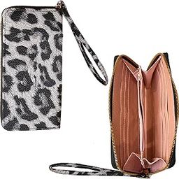Women's Wallet -Stylish and Compact Purse Clutch Wallet, Stylish Card Coin Holder, Debit Card Holder, Money Organizer and Travel Wallet for Women with 17 Slots (Black)-image-93