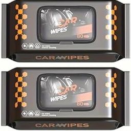 I K IMPEX Microfiber Car Cleaning Wet Cloth Wipes | Car Dashboard Polish, Car Scratch Remover Tissue | Car Cleaning Wipes for Car Leather Seat, Accessories | Glass Window Cleaner (2 PACK) (160 Pcs)-picture-27