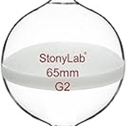 stonylab Filtering Tube, G2 Sand Core Lab Filter Tube with 10 mm Hose Connection for Chemical Experiment, 65 mm Filter Diameter-picture-18