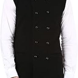 Black Color Cotton Casual Waistcost-image-29