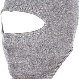 Gajraj Unisex Cotton Anti Pollution Full Reusable Face Mask (Light Grey)-image-23