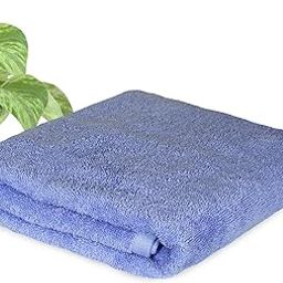 HEELIUM Bamboo Bath Towel | Lightweight & Quick Drying | Ultra Absorbent Towel | 140 x 70 cm - 400 GSM | Pack of 1 - Iris-image-18