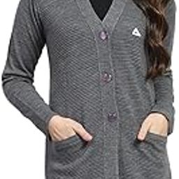 Womens Self Design V Neck Full Sleeve Cardigan (1228542VN)-image-58