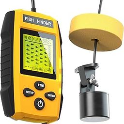 Portable Sonar Alarm Fish Finder with Sonar Transducer and LCD Display, for Kayak Fishing Boat Fishing Ice Fishing-16