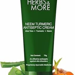 Netsurf H & M Neem Turmeric Antiseptic Cream with Aloe Vera, 75g, 24-Hour Wound Healing, Silicone-Free (Pack of 2)-image-37