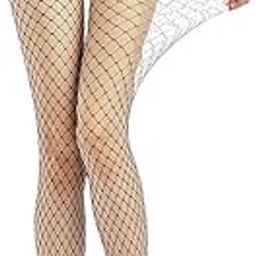 Global Enterprises Women Fishnet Stockings High Waist Mesh Tights Pantyhose Black-picture-47