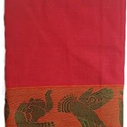 Dance Practice Saree - Pure Cotton (Authentic Kalakshethra sarees)-image-15