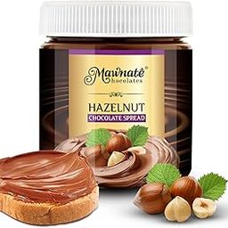 MAWNATE CHOCOLATES Hazelnut Spread with Cocoa | No Artificial Flavour (300 Gms)-image-3