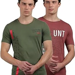 dollar Pack of 2 Cotton Printed Men Tshirt-picture-18