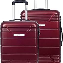 Star Light-Weight & Durable Polycarbonate DEEP RED Unisex Hard Luggage|Set of 2 (M+S)|8 Smooth Spinner TPV Wheels| Outer Combi Lock | Trolley Bag-image-24