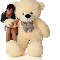 BACK BANCHERS Teddy Bear for Girls Big Size, Panda Teddy Bears for Kids, tady Bears Toys Big Size Latest 4 Feet Vanilla Cream Standard New Edition-picture-7