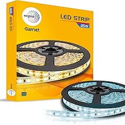 Wipro Garnet 25W Led Strip Light|Cool White|5 Meter Cove Light|300 LEDs|Strip Light for Home,Office,Indoor Use|Strip for False Ceiling,Tv Cabinet,Kitchen|Pack of 1(Without Driver)-10