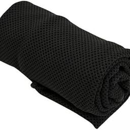 MERISHOPP 2xGym Towel Sweat Absorbing Cool Towel for Outdoor Activities Jogging Swimming Black| Microfiber Gym Towel | Quick Dry Workout Towel-image-68