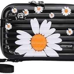 Forever Young Sling Bag for Women and Girls | Crossbody & Mini Suitcase Box | Multi Pattern with Detachable Shoulder Strap and Convertible into Cosmetic-image-95