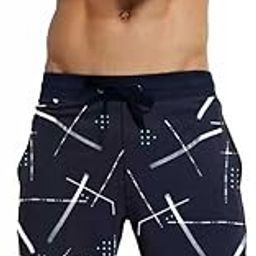 MONOHUNT Unisex Printed Navy color regular fit shorts-picture-0