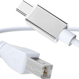 MeloAudio USB C MIDI Cable, Type C to USB 2.0 MIDI Interface Cable for Samsung, Huawei Laptop, MacBook to Connect with Printer, Midi Controller, Keyboard, Audio Interface and More (5FT)-8