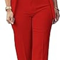 Pants Suit for Womens Dressy 2 Piece Outfits Casual Solid Open Front Long Sleeve Blazer and Pant Sets-6