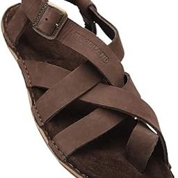 Mens Slipon Casual Buckle Closure Sandal_Brown_11-image-22