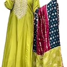 MRG Women's Kurti – Green Soft Cotton Blend Kurta for Women & Girls-image-24