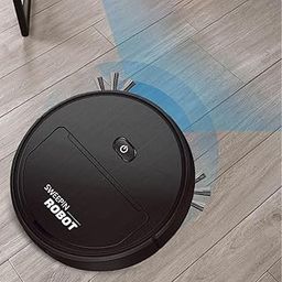 MERISHOPP Automatic Robot Vacuum Cleaner - Robotic Auto Home Cleaning for Clean Carpet Hardwood Floor - Bot Self Detects Stairs - HEPA Filter Pet Hair Allergies Friendly-image-44
