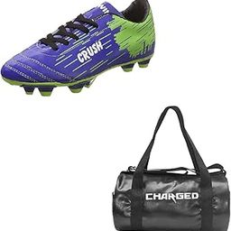 Sports Bag Adena Black with Gowin Football Shoe Crush Blue Green Size-7, Multicolor-image-28