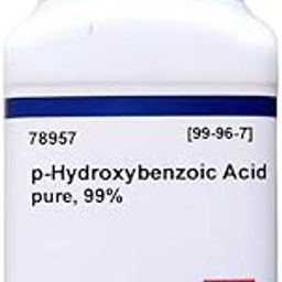 SRL p-Hydroxybenzoic Acid 99% Purity, 100Gm, CAS: 99-96-7, Molecular Formula: C7H6O3, Molecular Weight: 138.12, Storage: Room Temperature, Shelf Life: 60 Months for laboratory and industrial use-86