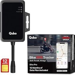 Qubo Wired Bike GPS Tracker from Hero Group [Pre-Recharged SIM] | Live Tracking + Engine ON-Off Alerts | Anti-Theft | Towing Alerts | Accident Alerts | 1 Year App Included | Installation Support-21