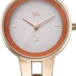 Fastrack Vyb Halo Quartz Analog White Dial Watch for Women-image-2