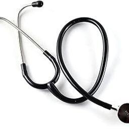 H. Das Child Stethoscope Complete set with Bag Two Sound Paths in One Tube Manual Stethoscope (Black)-image-34