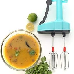 " Dual Hand Jumbo Blender: Effortless Power-Free Mixing for Creamy Delights and Savory Soups!"-picture-26