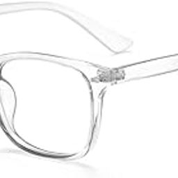 Afflatus® Blue Light Blocking Glasses Gaming Filter Transparent Square Eyeglasses for Eye Protection Men Women, Computer/Tablet/Laptop/Mobile/TV, Anti-blue & Anti eyestrain-image-39