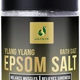 JAINIK Epsom Salt For Muscle Relief, Relieves Aches Pain,Bath salt for Relaxation,Refreshing Body,Joint Soreness and Tired Muscles,No Color Added 450gm (YLANG-450 G)-image-13