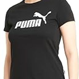 Women's Essentialentials Logo T-Shirt | 100% Cotton Regular Fit T-Shirt for Women | Ribbed Crew Neck | Iconic Logo | Ideal for Workouts, Casual Outings & Everyday Wear-image-1