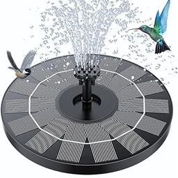 Lapras 𝟏𝟓 𝐘𝐞𝐚𝐫𝐬 𝐖𝐚𝐫𝐫𝐚𝐧𝐭𝐲 Solar Bird Bath Fountain, Upgrade Pump 1.3W Fountain, Free Standing Floating Solar Powered Water Fountain Pump for Bird Bath, Garden, Pond, Pool, Outdoor.-image-47