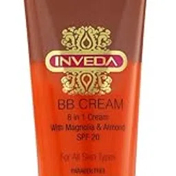 Inveda BB Cream (Matt) SPF 20, Covers Dark Spots, Fine Lines and Blemishes, Protects from UV Rays with Almond Oil & Magnolia Extracts for Flawless Skin, 15ml-picture-0