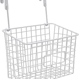 Livzing Multi-Functional Alloy Steel Compact Over The Cabinet Organizer Door Hanging Rack Shelf - Hanging Cabinet Storage Organizer Bin for Kitchen - (White, Hanging Shelves)-26