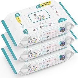 R For Rabbit Feather Aqua Baby Wipes Combo Pack Of 234 Units | Pure Water Wet Wipes for Babies With Lid (Combo of 3 Packs)-16