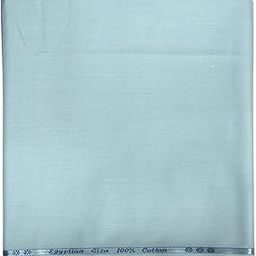 J HAMPSTEAD 100% EGYPTIAN GIZA COTTON BLUE PLAIN UNSTITCHED SHIRT FABRIC - 1.60 MTS - VV6957-image-61