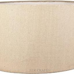 14" Inches Drum Lamp Shade, Cotton Fabric (Premium Jute)-image-23