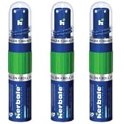 Herbale Double Action Relief - Inhaler & Roll on for headache & Nasal congestion with natural ingredients (pack of 5 x 2.5ml)-picture-15