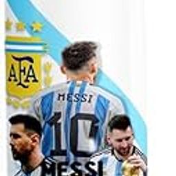PrintWala Lionel Messi 600ml Aluminum Sipper Bottle – Stylish, Leak-Proof, for Football Fans(Grey Nozzle Sipper_52)-image-55