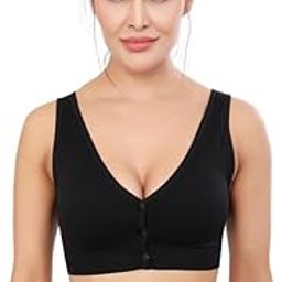 Lace & Aura Non Padded Front Open Maternity/Nursing/Post Surgery Every Day Bra for Old/Middle Age Women-image-34