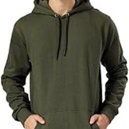 Non-Zipper Hoodie for Men | 320 GSM Cotton Brushed Loopknit | 88% Cotton 12% Polyester | Pullover Hooded Sweatshirt for Casual Wear-image-28