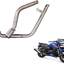 GadiParts Bike Silencer Bend Pipe Compatible With Apache RTR 200 4V-picture-0