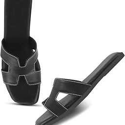 Froh Feet Women’s Open-Toe Flat Slippers – Sleek, Stylish, and All-Day Comfortable for Women & Girls-image-41